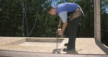 Framer on the subfloor